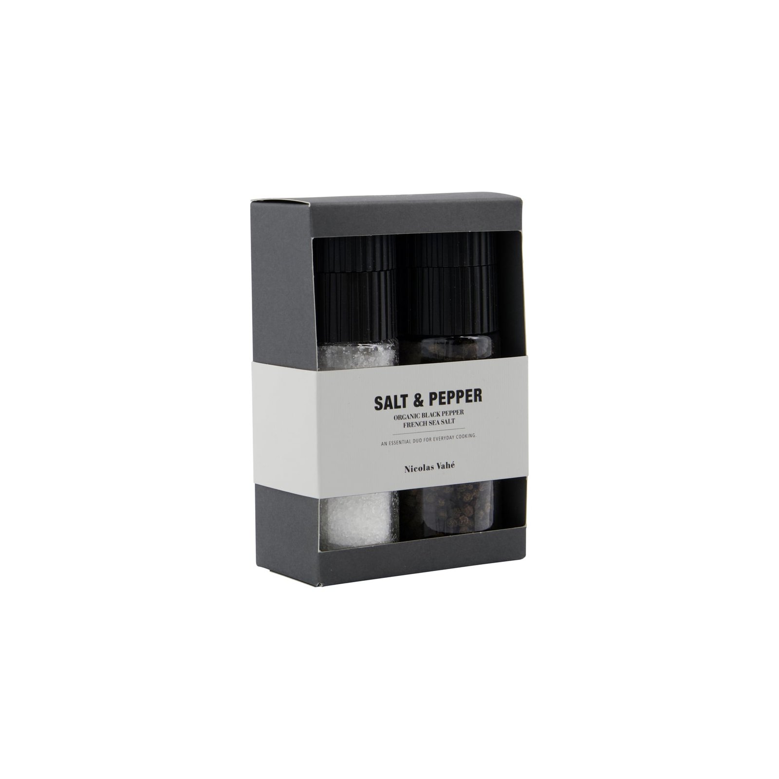 Nicolas Vahé Gift Box Salt & Organic Black Pepper 60g + 120g