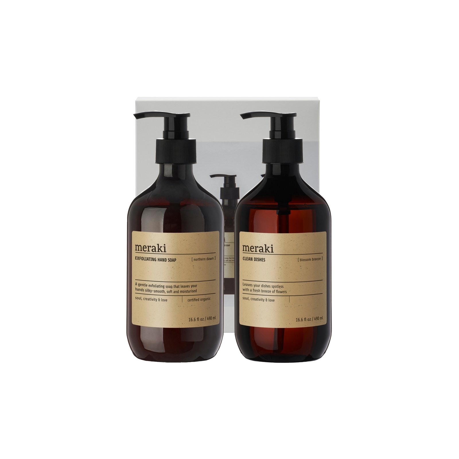 Meraki Presentask Exfoliating Hand Soap & Dish Wash 980 ml