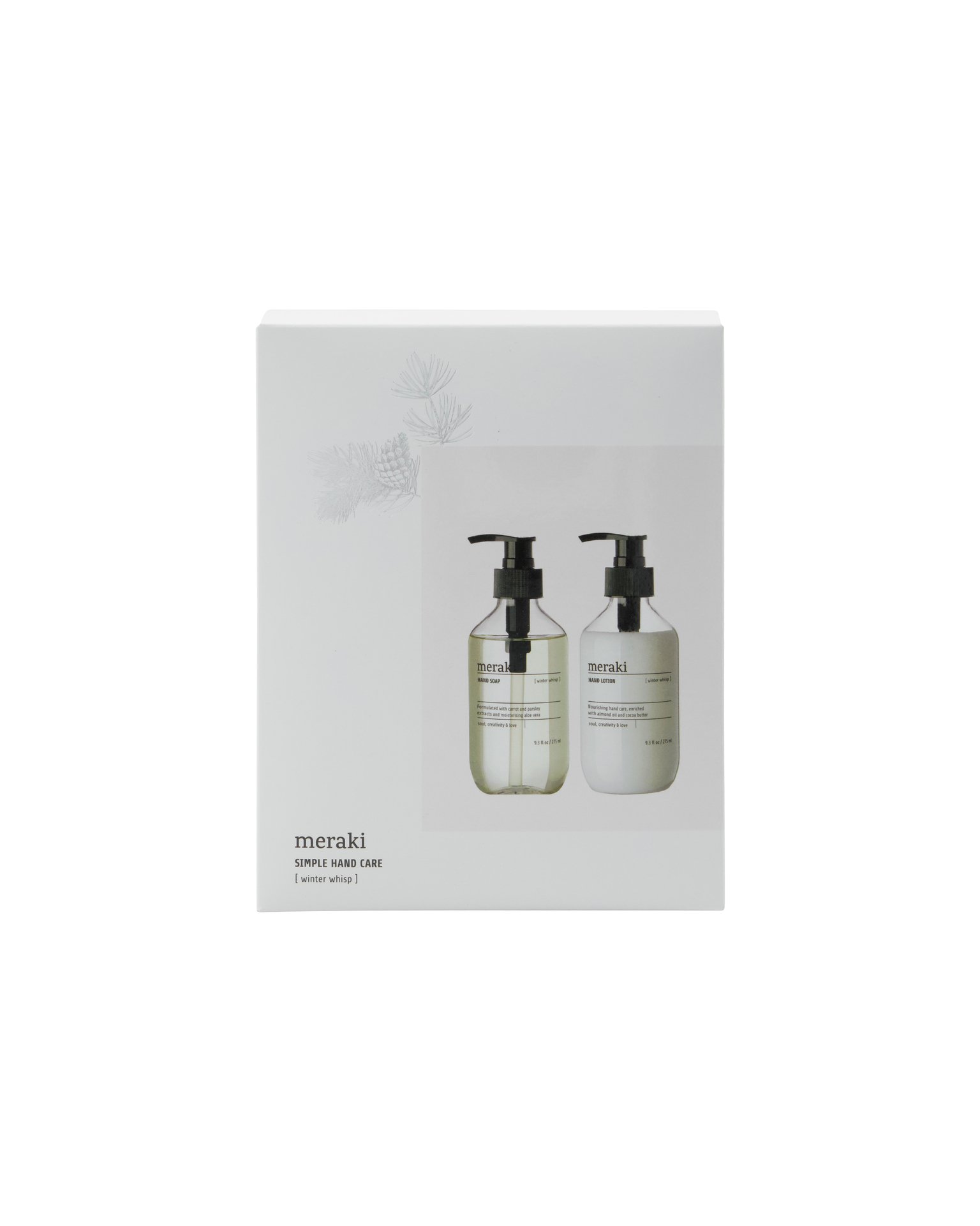 Meraki Gift box Winter Whisp Hand Soap + Hand Lotion 275 ml
