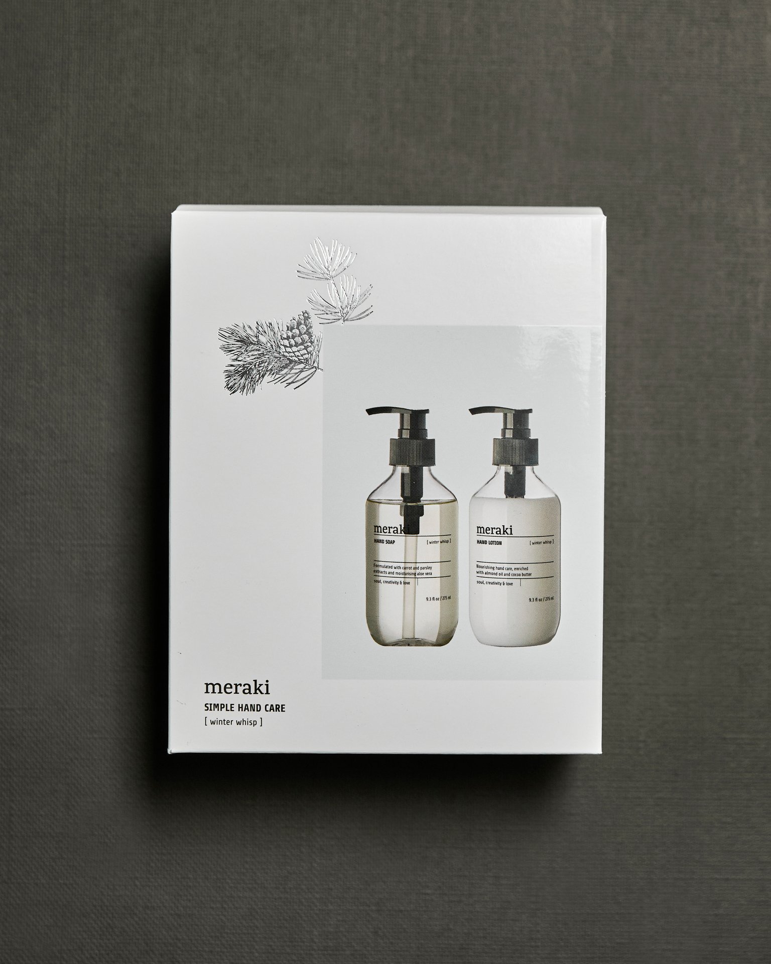 Meraki Gift box Winter Whisp Hand Soap + Hand Lotion 275 ml