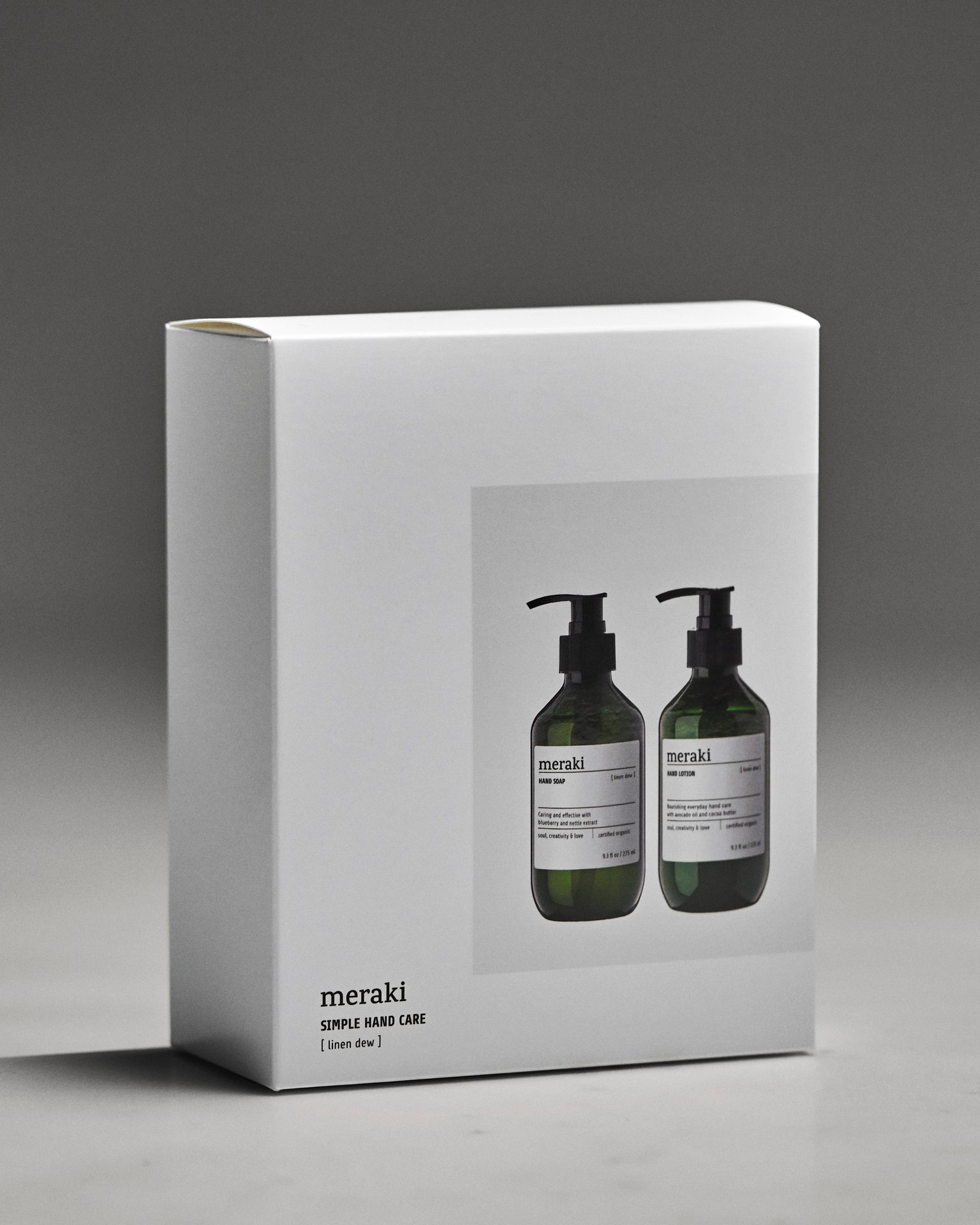 Meraki Presentask Linen Dew Simple Hand Care 2 x 275 ml