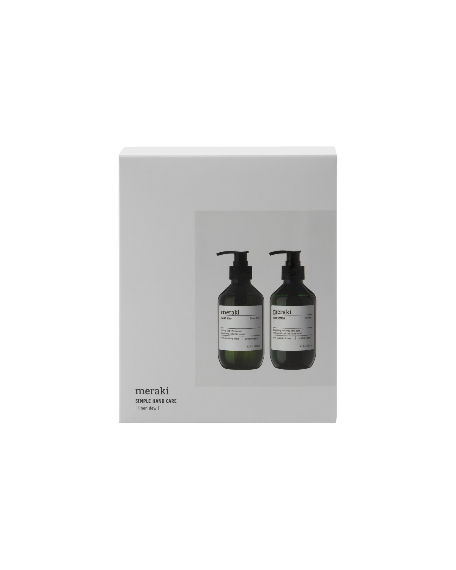 Meraki Presentask Linen Dew Simple Hand Care 2 x 275 ml