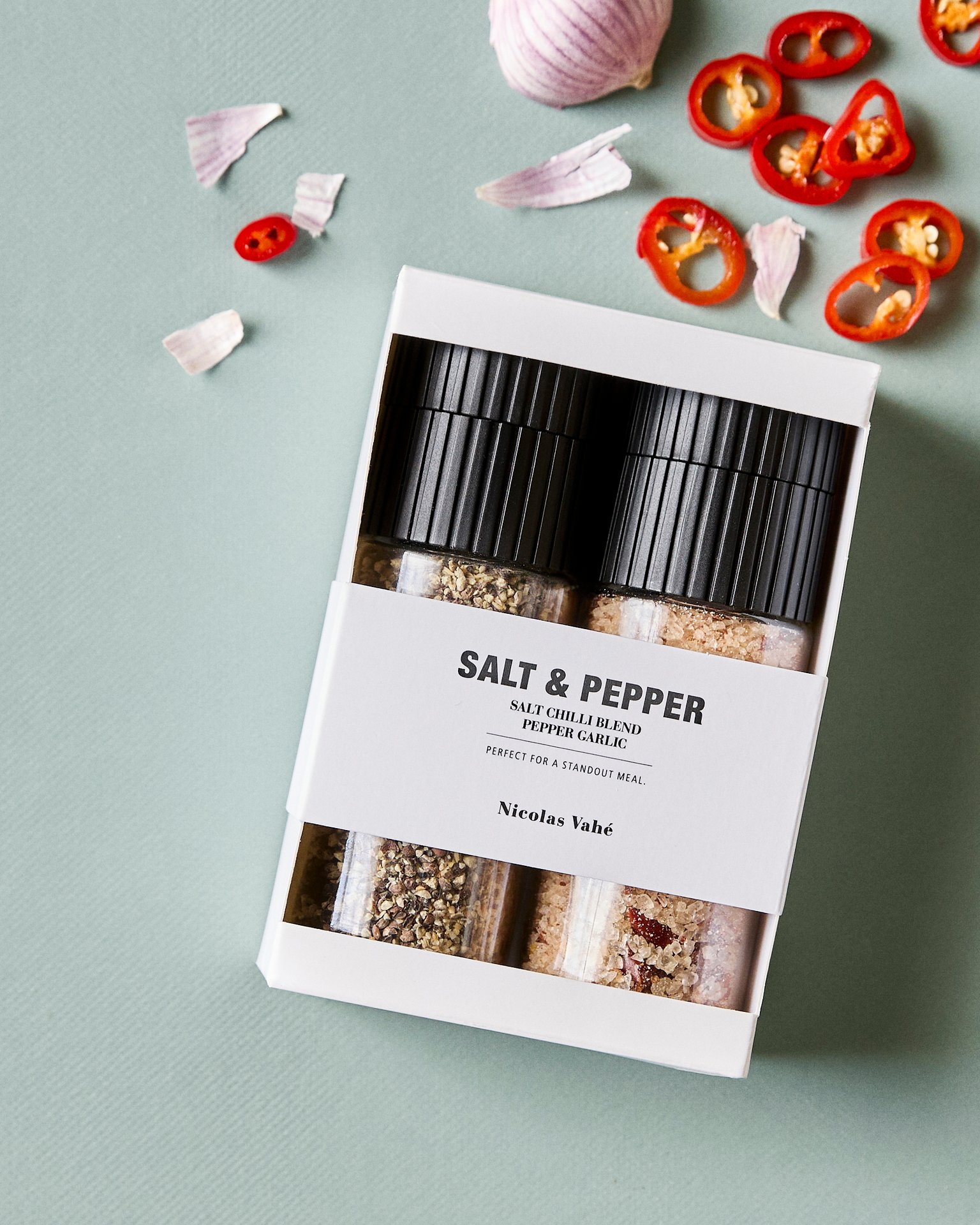 Nicolas Vahé Presentask Salt Chilli + Pepper Garlic 115/65 g