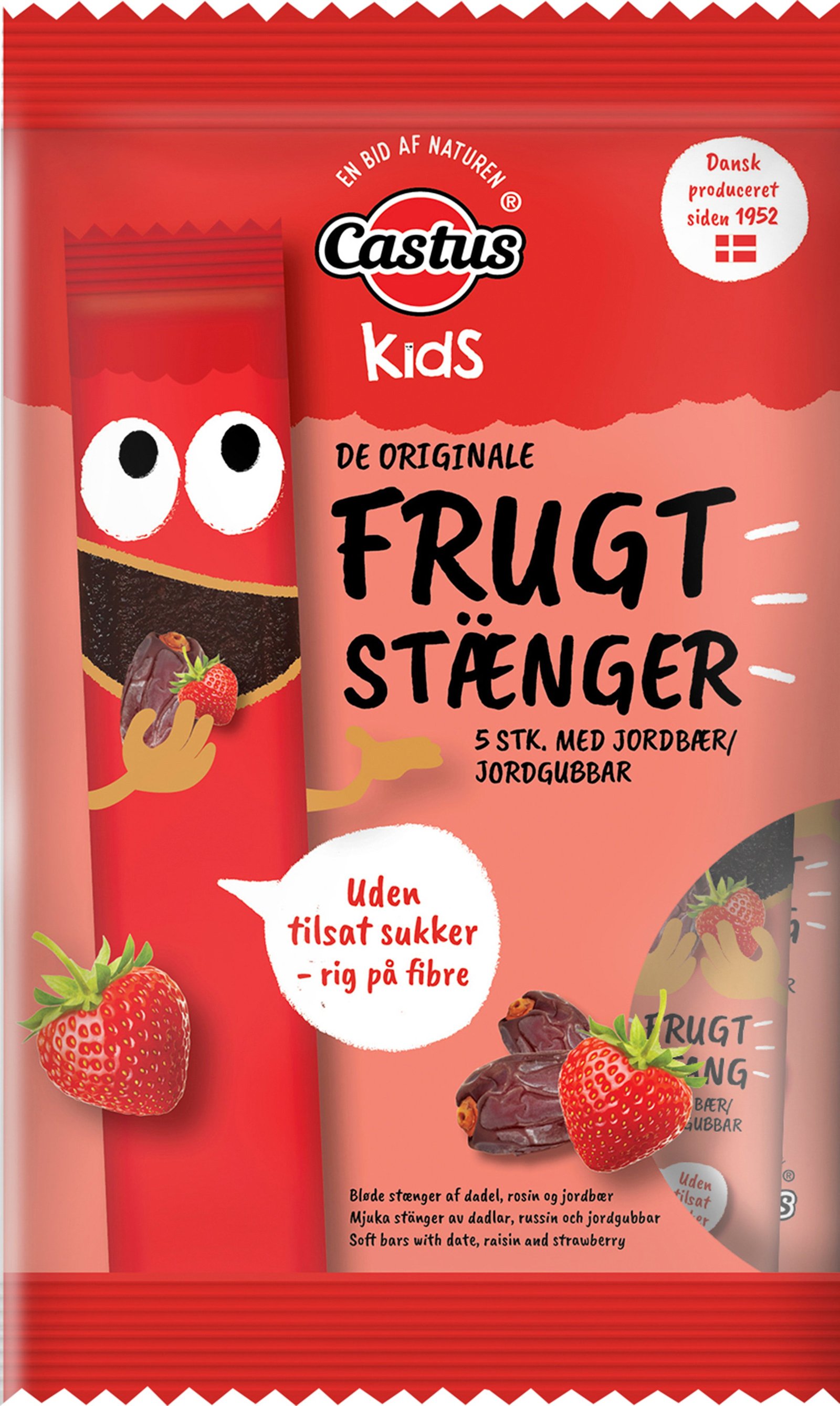 Castus Fruktstång Jordgubb 5x20g