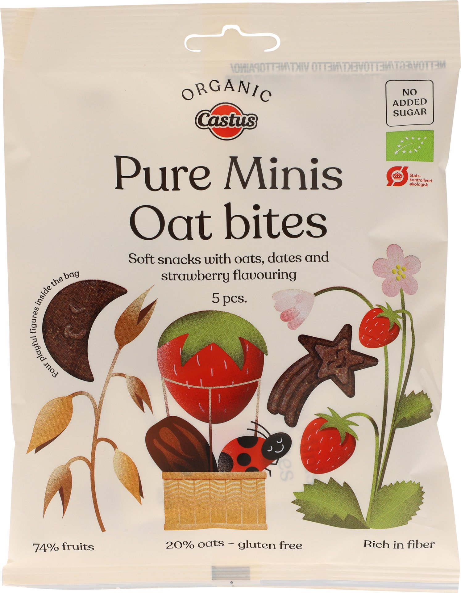 Castus Havrebites Jordgubb EKO