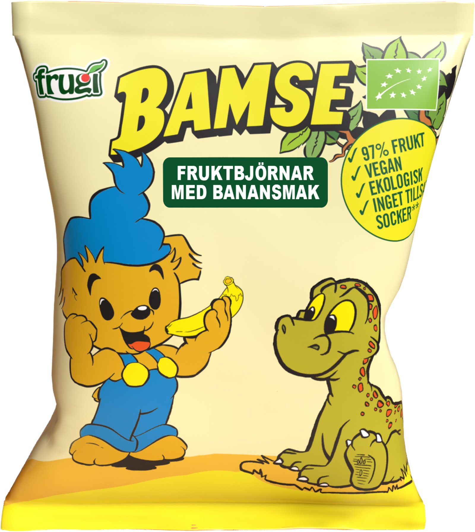 Bamse EKO Fruktbjönar med Banansmak 40 g