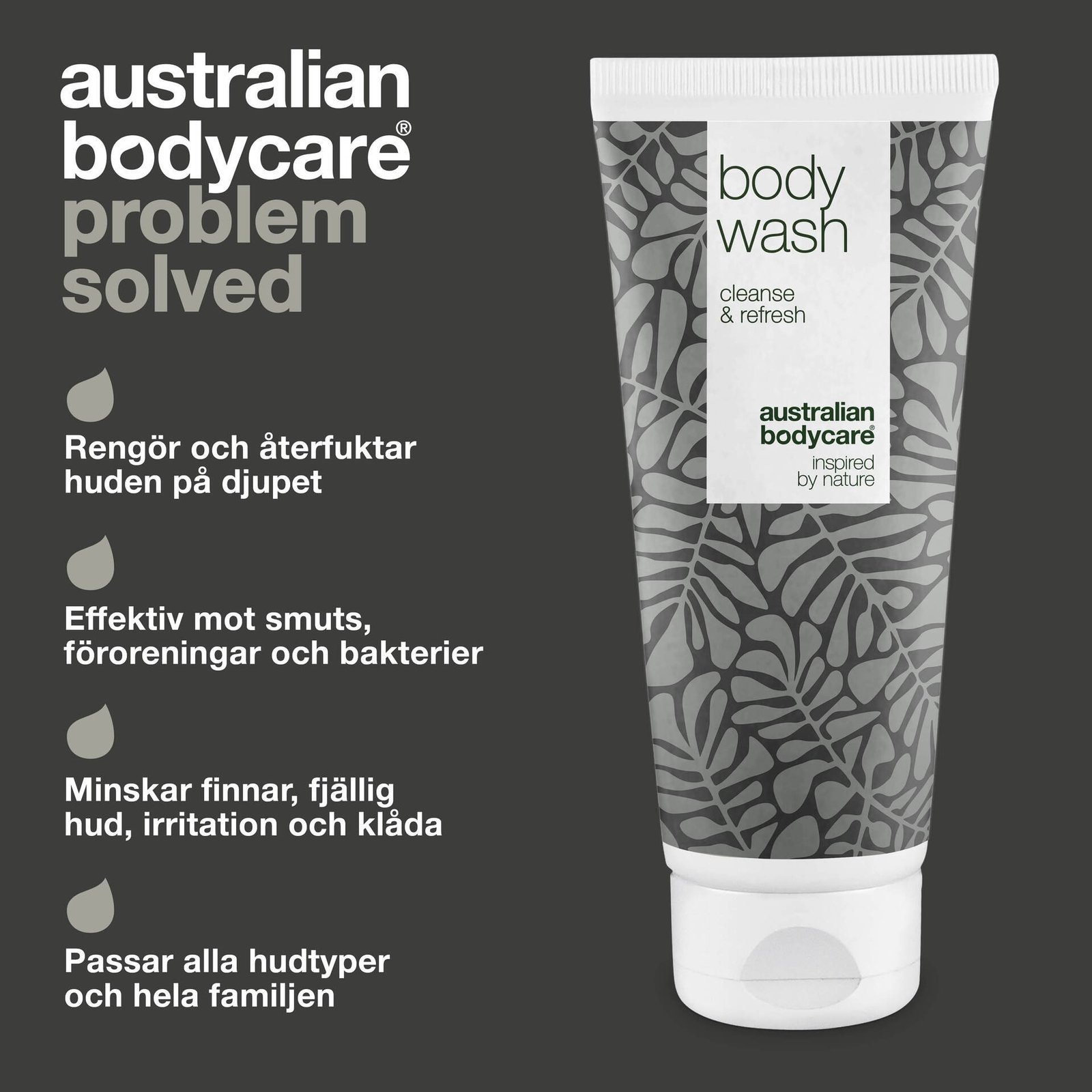 Australian Bodycare Duschtvål Oren hud och Svettlukt 200 ml