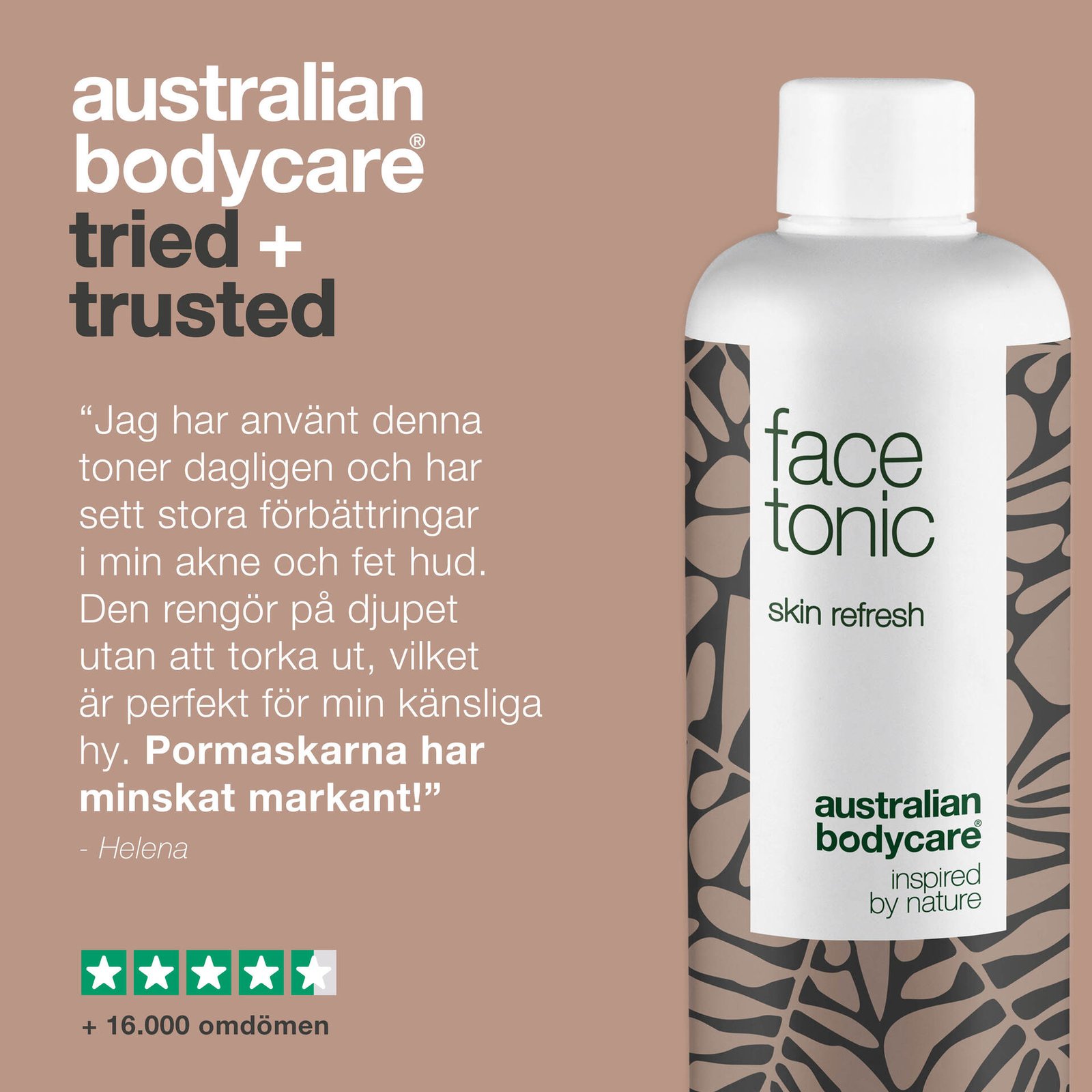 Australian Bodycare Toner mot finnar 150 ml