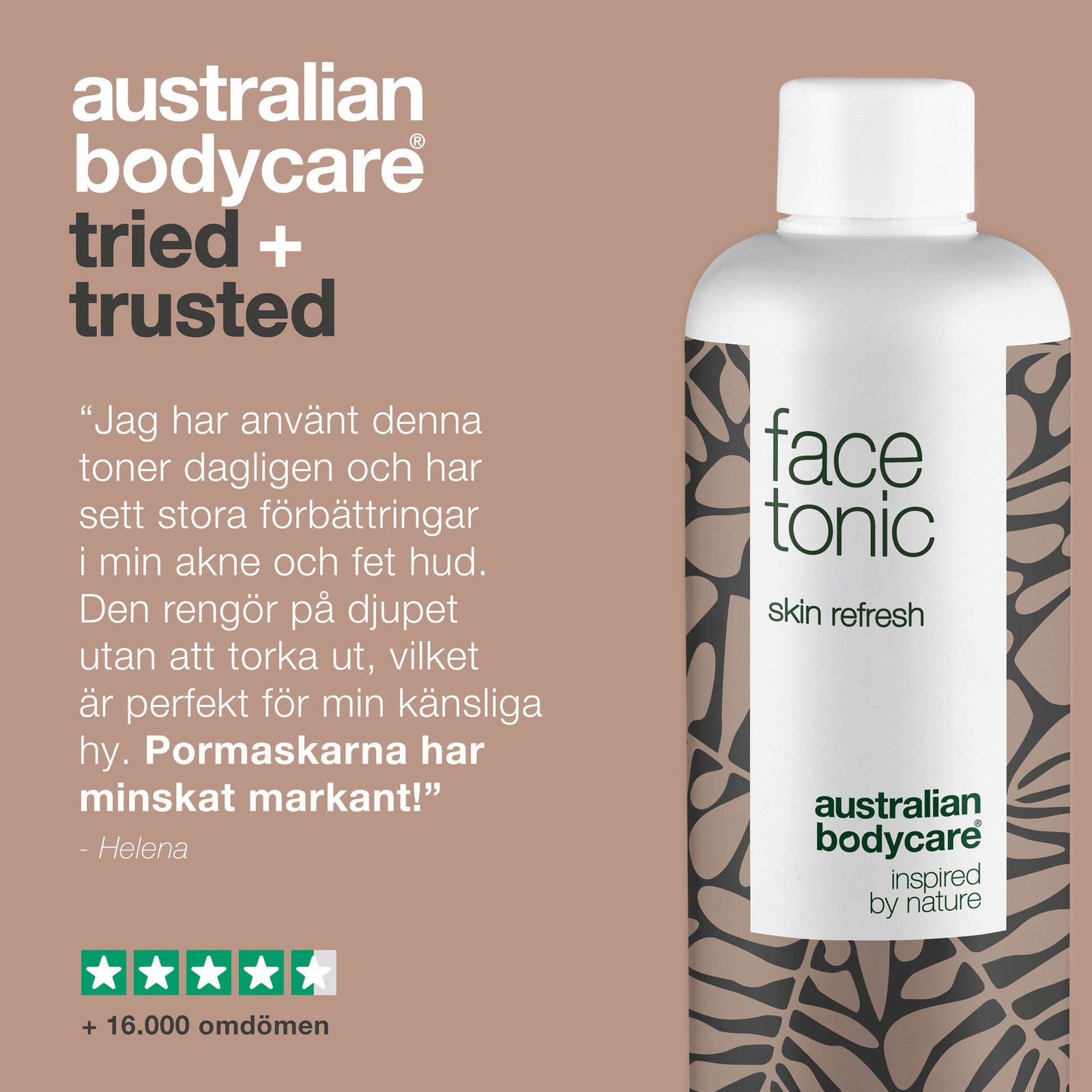 Australian Bodycare Toner mot finnar 150 ml