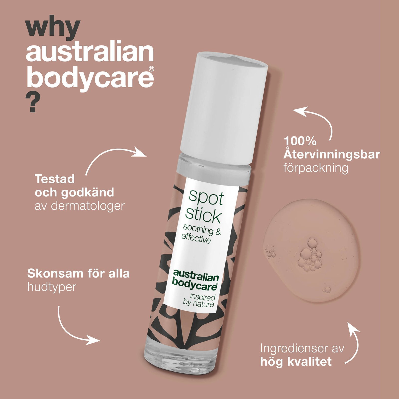 Australian Bodycare Spot Stick Punktbehandling mot finnar 9 ml