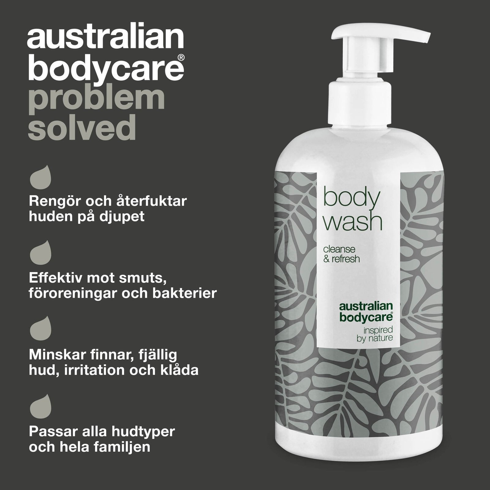 Australian Bodycare Duschtvål för oren hud och svettlukt 500 ml
