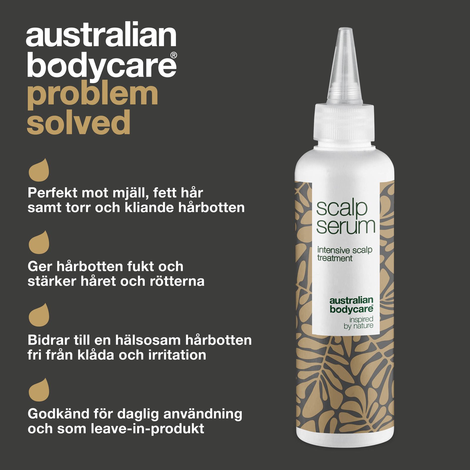 Australian Bodycare Scalp Serum mot mjäll, torr och kliande hårbotten 150 ml