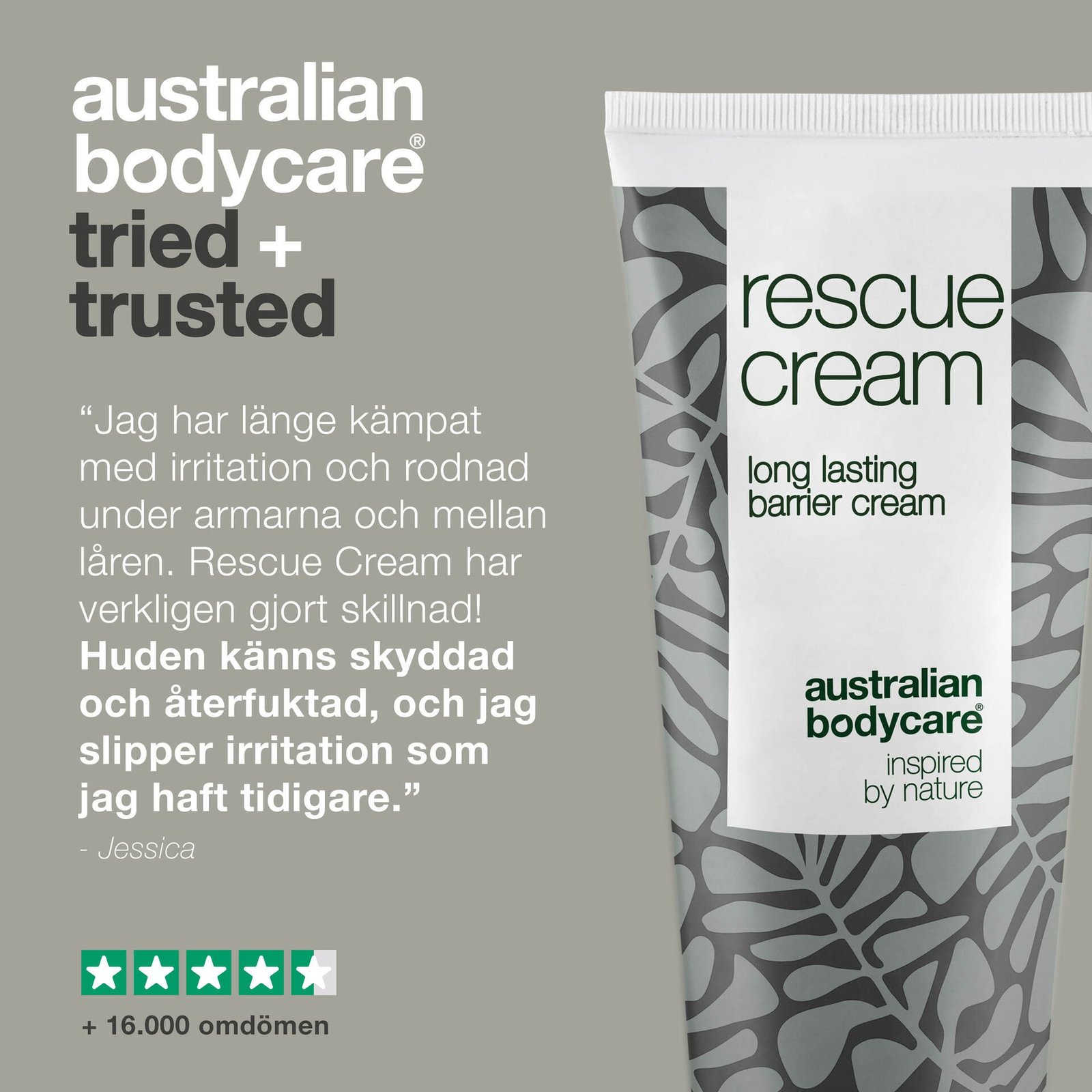 Australian Bodycare Barriärkräm vid irriterad och röd hud på kroppen 100 ml