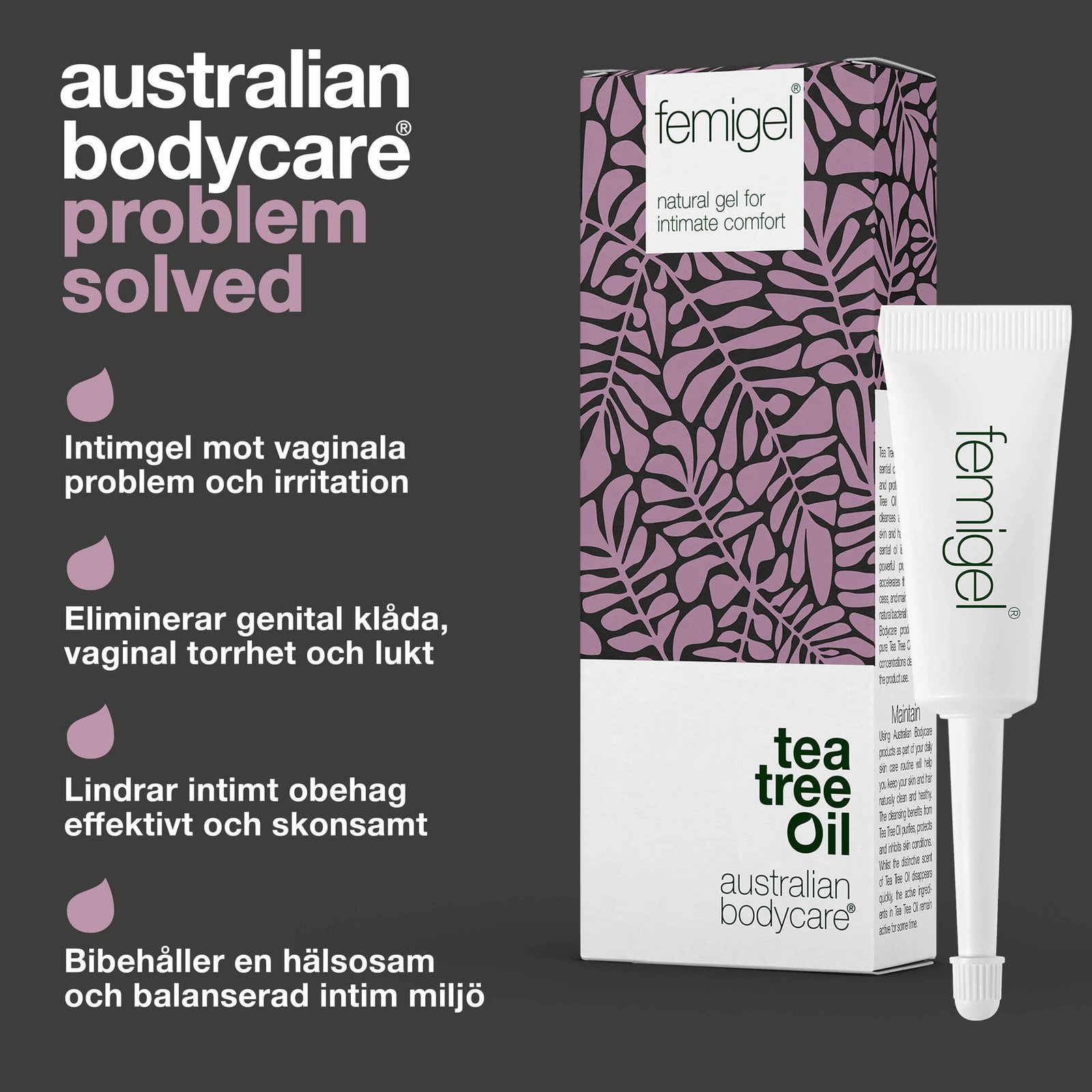 Australian Bodycare Femigel Intimgel mot torrhet och klåda 5 x 7ml