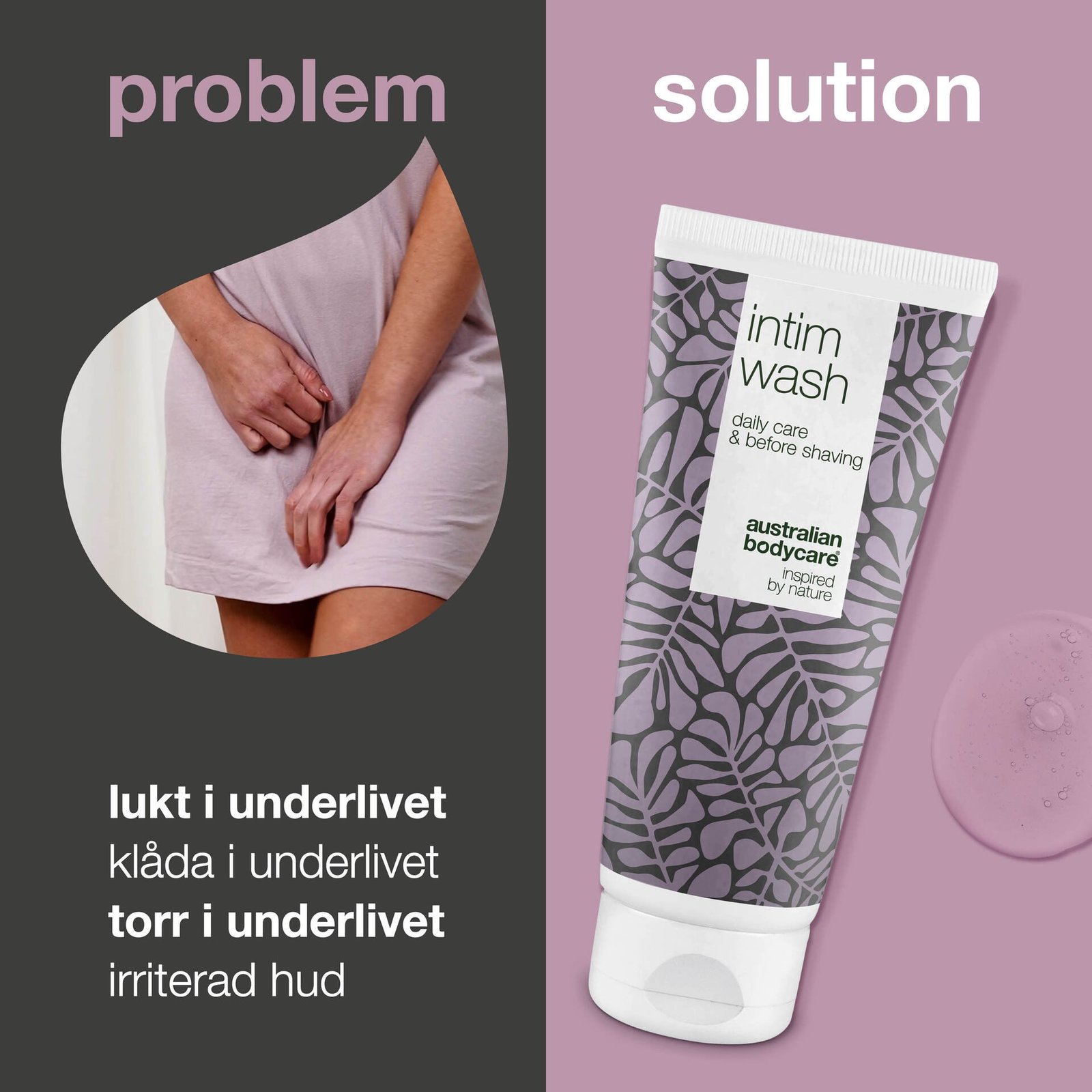 Australian Bodycare Intimtvål vid lukt, torrhet och klåda 200 ml