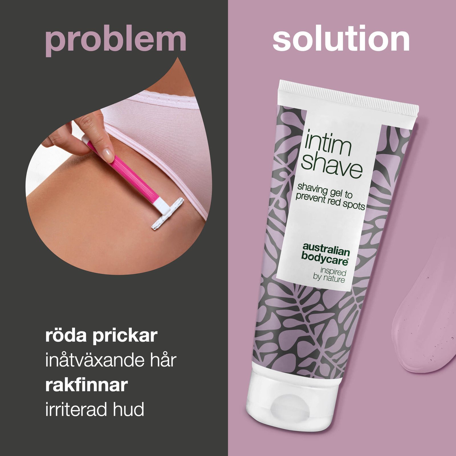 Australian Bodycare Intim rakgel mot röda rakfinnar 100 ml