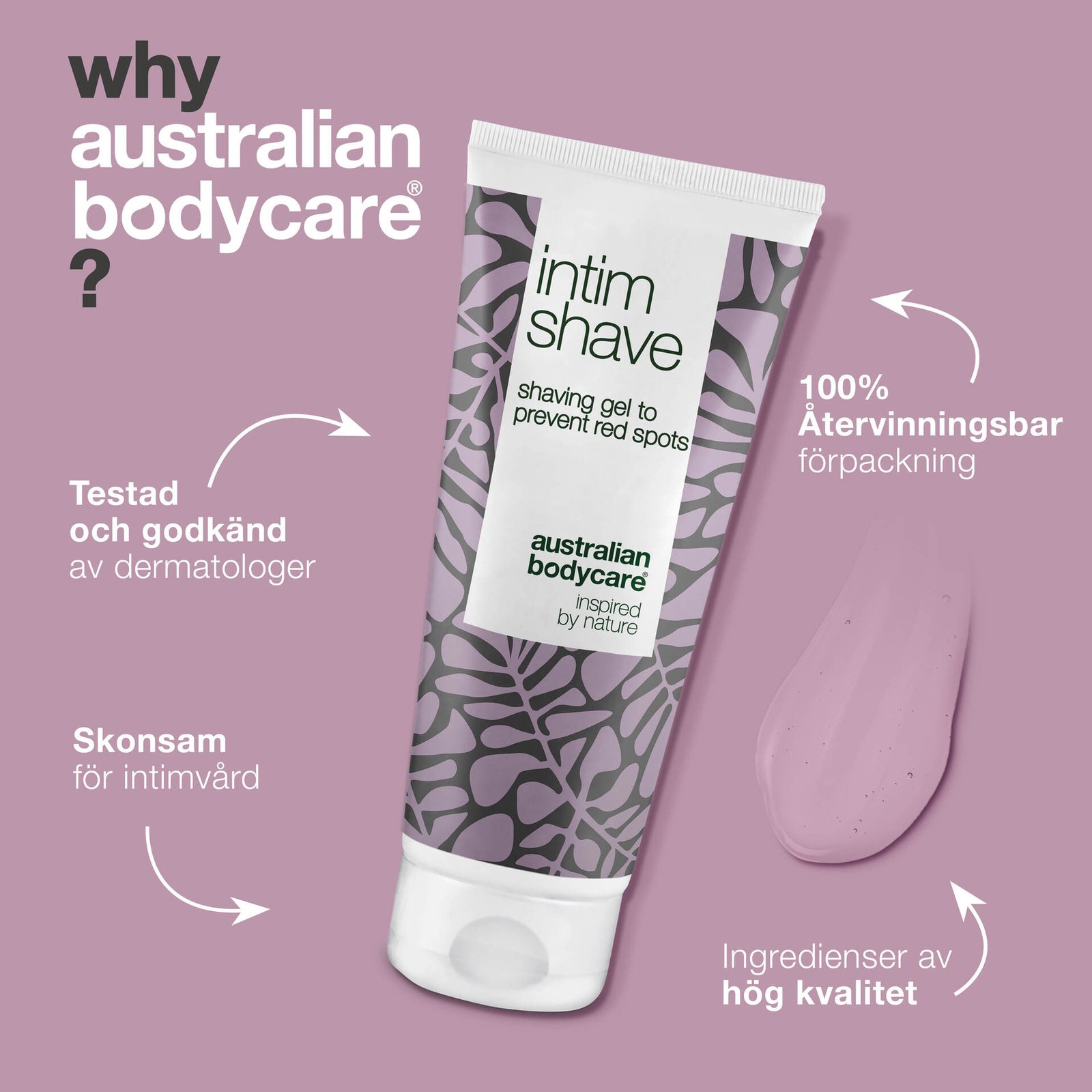 Australian Bodycare Intim rakgel mot röda rakfinnar 100 ml