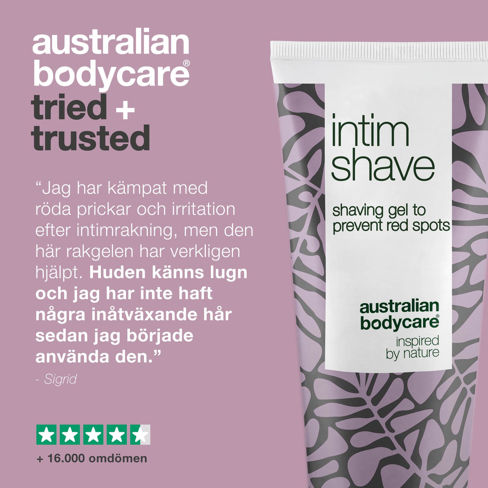 Australian Bodycare Intim rakgel mot röda rakfinnar 100 ml