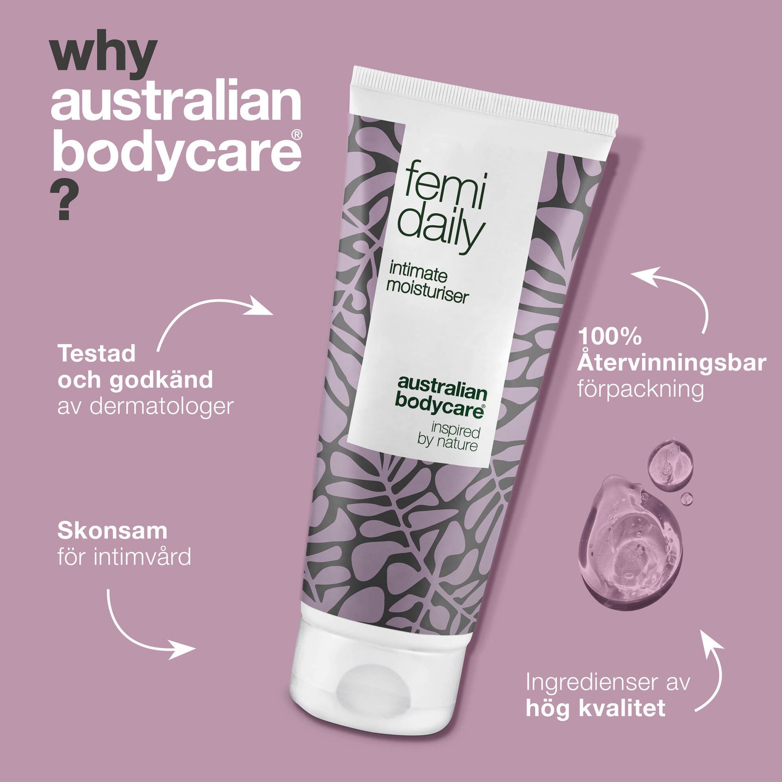 Australian Bodycare Intimgel Sveda och Klåda 100 ml