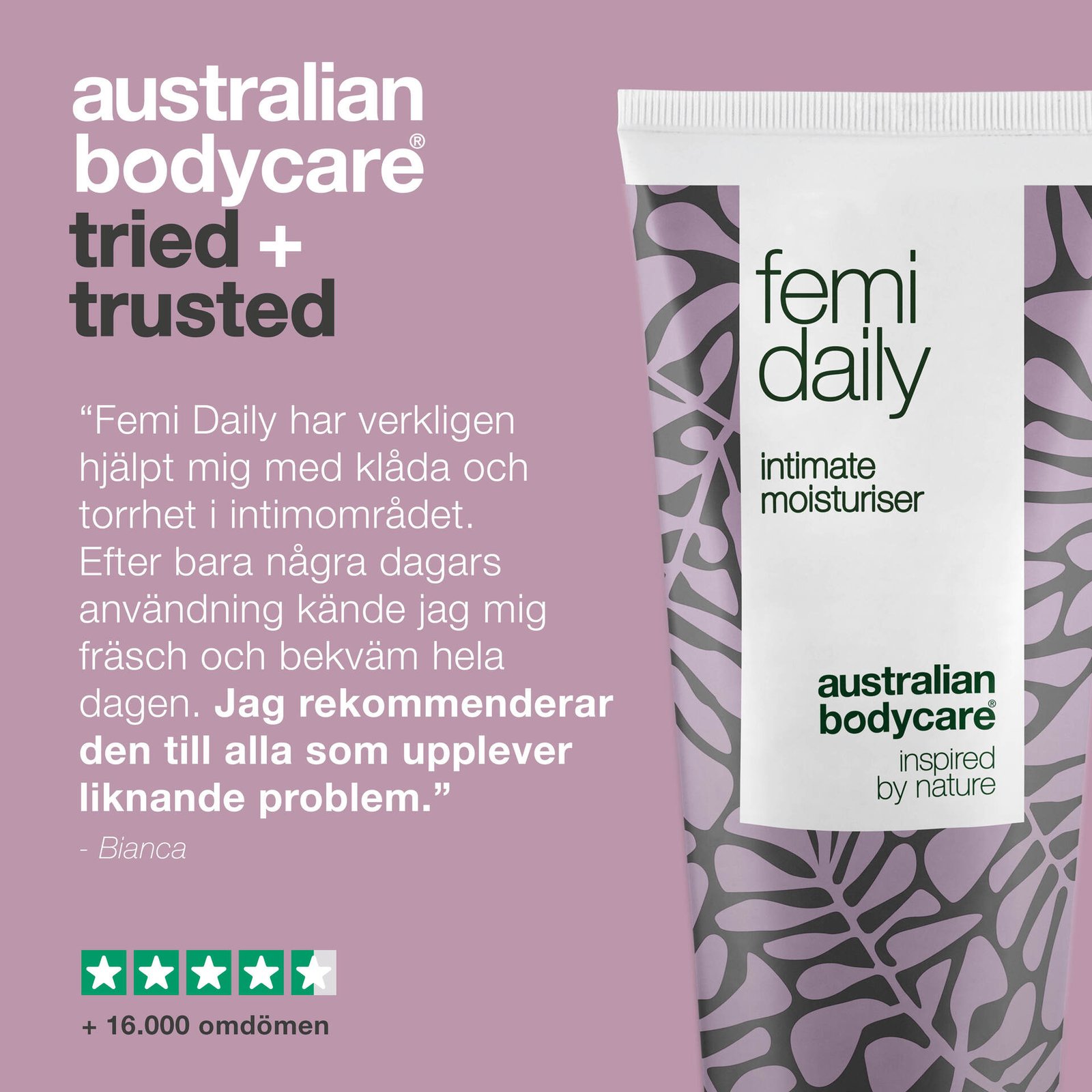Australian Bodycare Intimgel Sveda och Klåda 100 ml