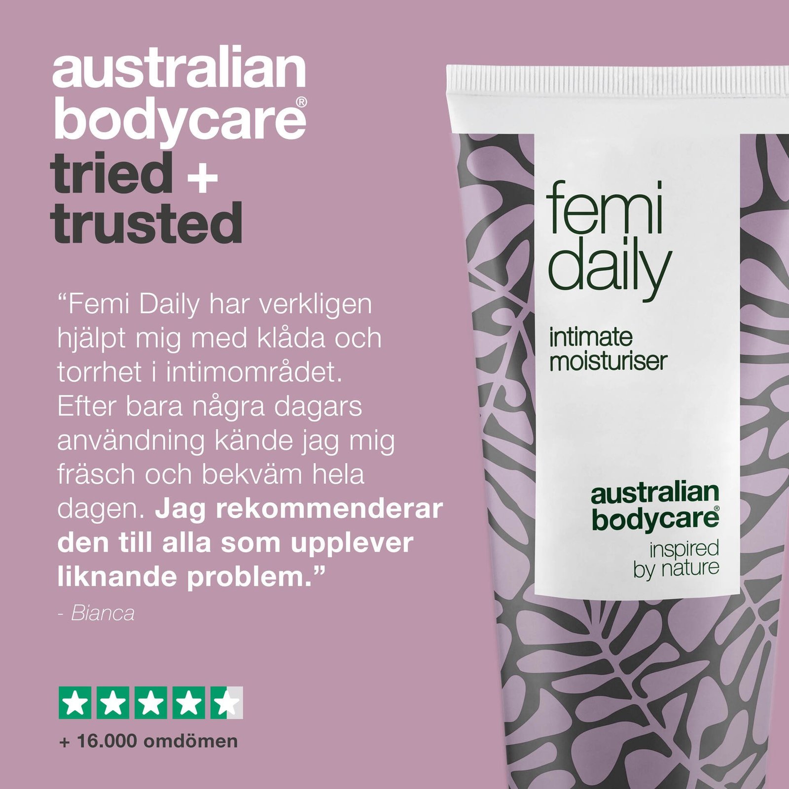 Australian Bodycare Intimgel Sveda och Klåda 100 ml
