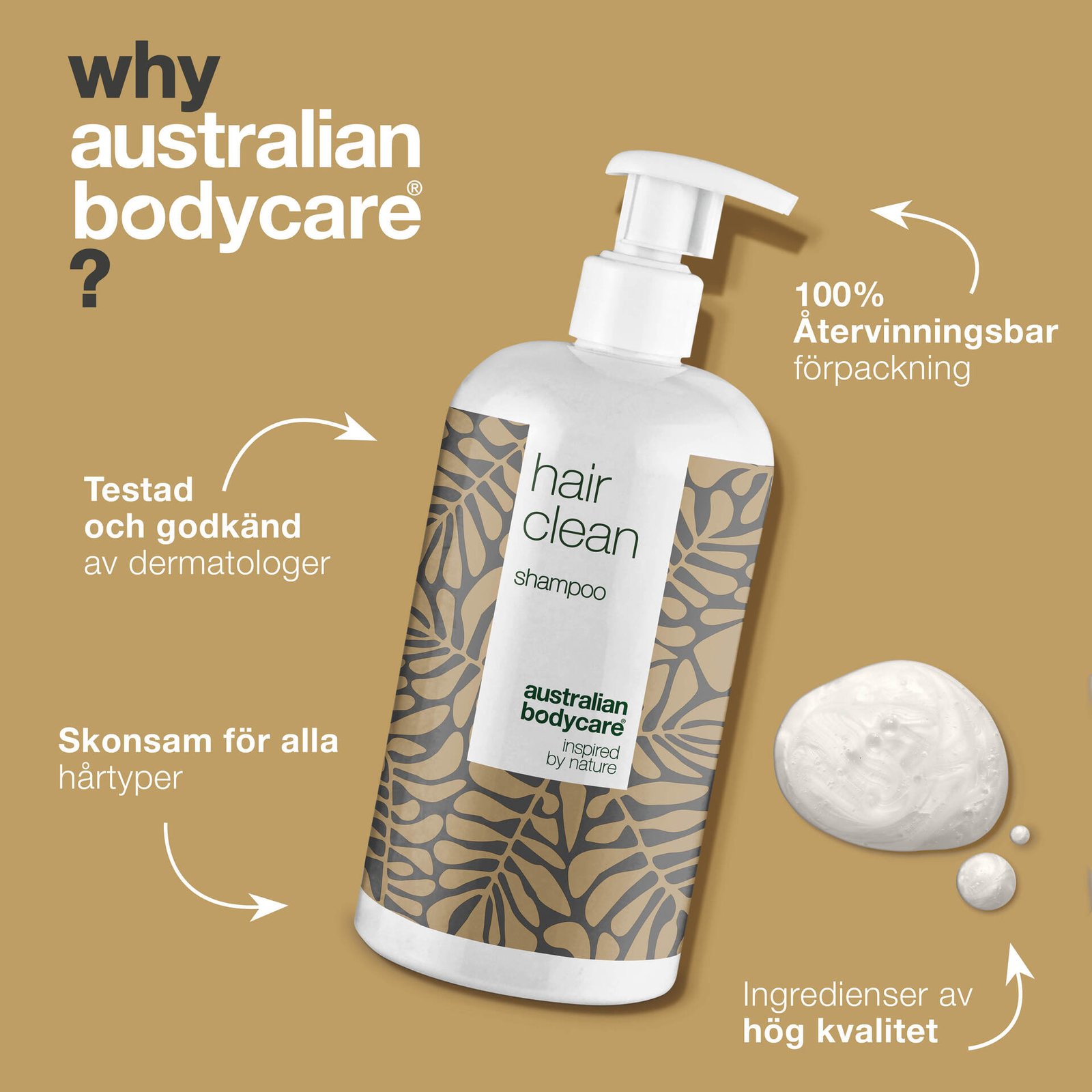 Australian Bodycare Tea Tree Oil Mjällschampo 500 ml