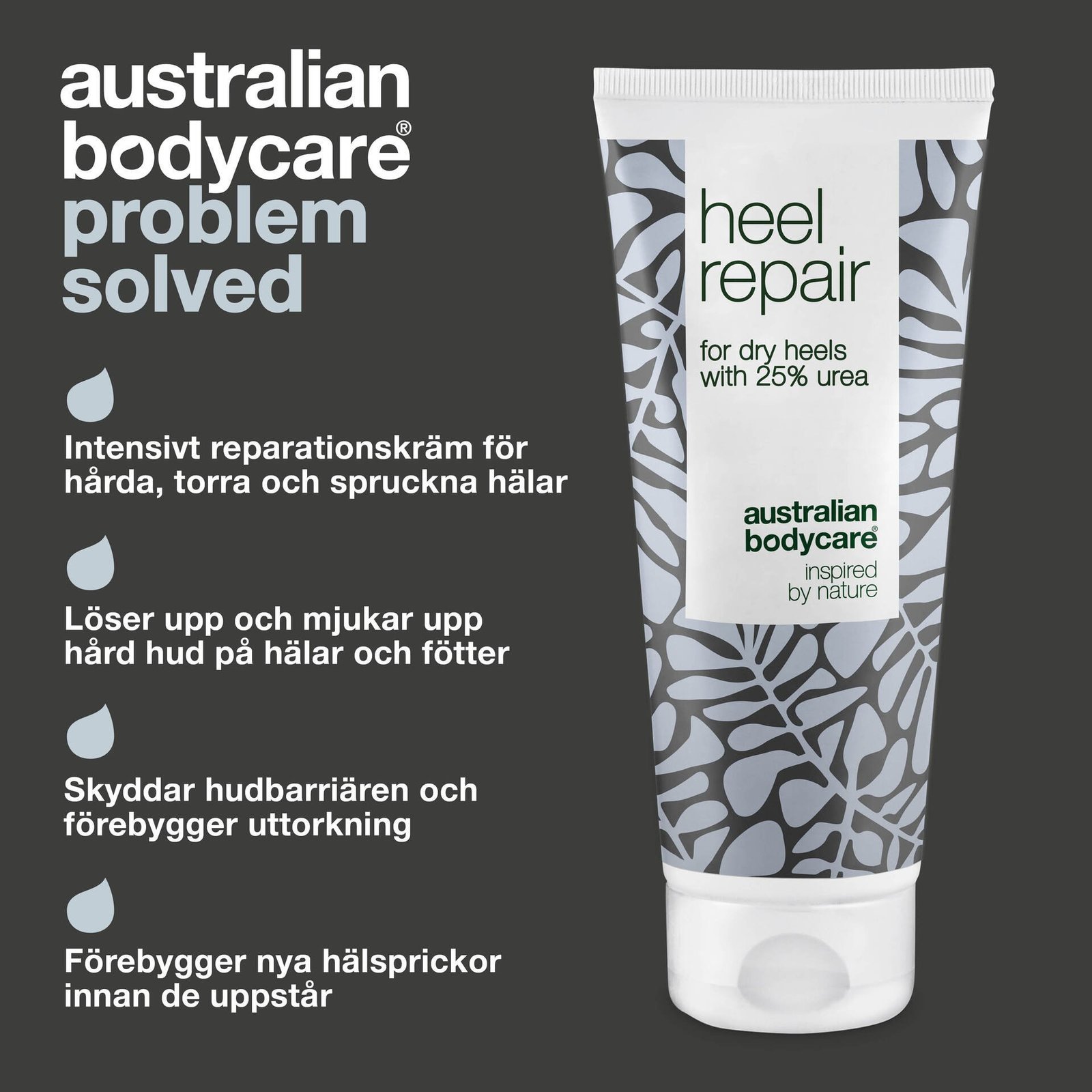 Australian Bodycare Hälkräm 25% Urea för hälsprickor 100 ml