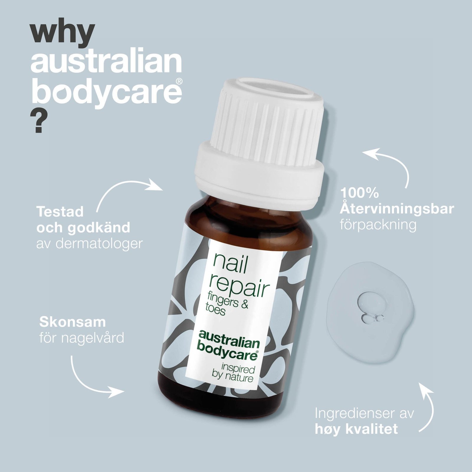 Australian Bodycare Nagelolja för skivade och gula naglar 10 ml