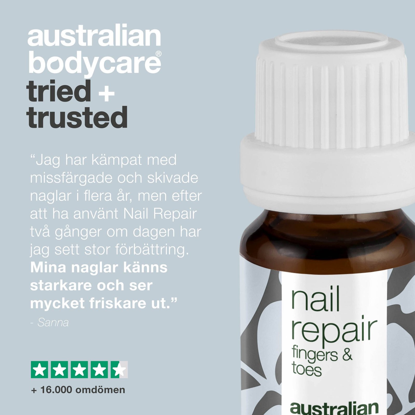 Australian Bodycare Nagelolja för skivade och gula naglar 10 ml