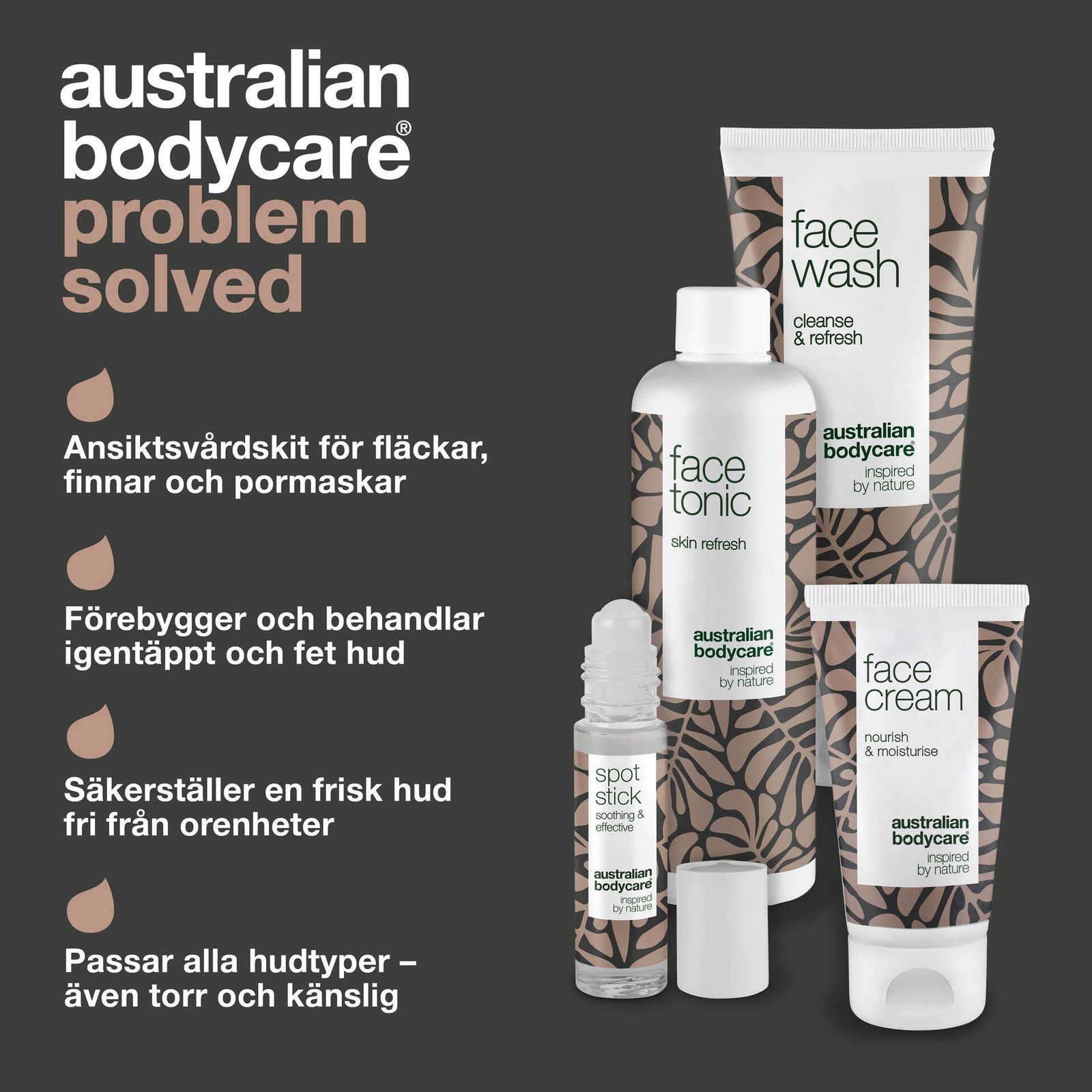 Australian Bodycare Ansiktsvård vid finnar och oren hud