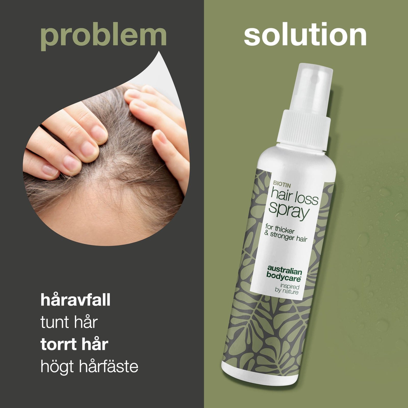 Australian Bodycare Hårspray vid håravfall och tunt hår 150 ml