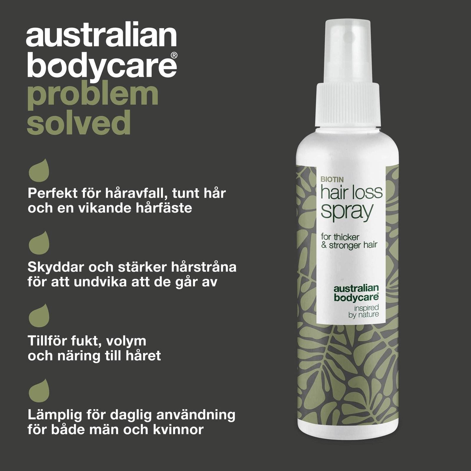 Australian Bodycare Hårspray vid håravfall och tunt hår 150 ml