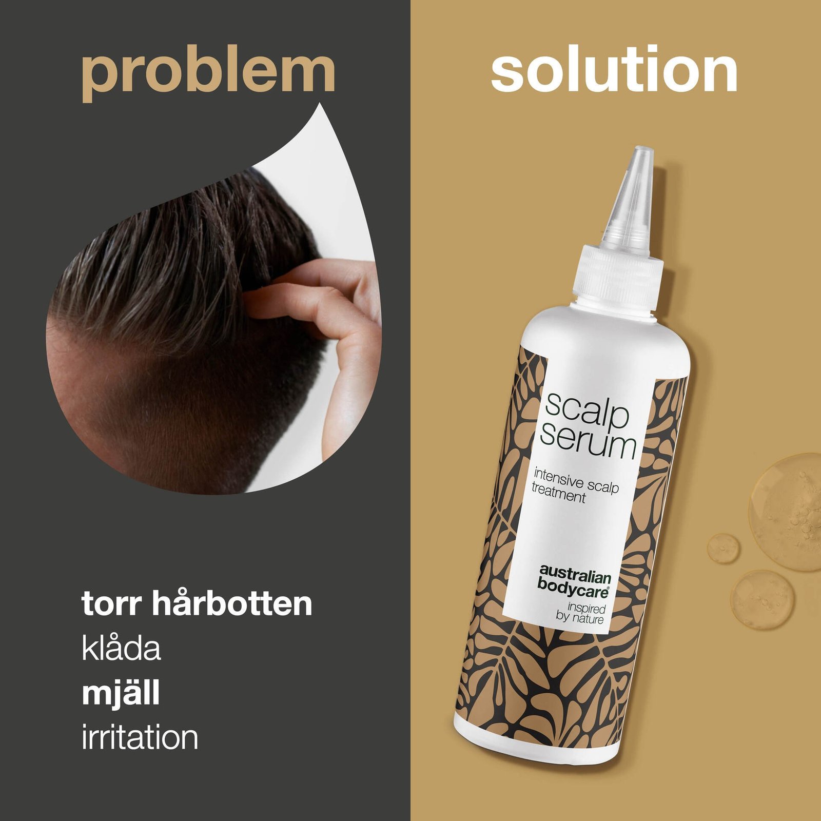 Australian Bodycare Hårbotten Serum vid mjäll, torr och kliande hårbotten 250 ml