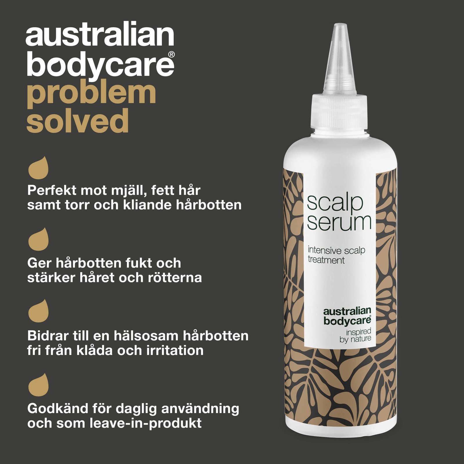 Australian Bodycare Hårbotten Serum vid mjäll, torr och kliande hårbotten 250 ml