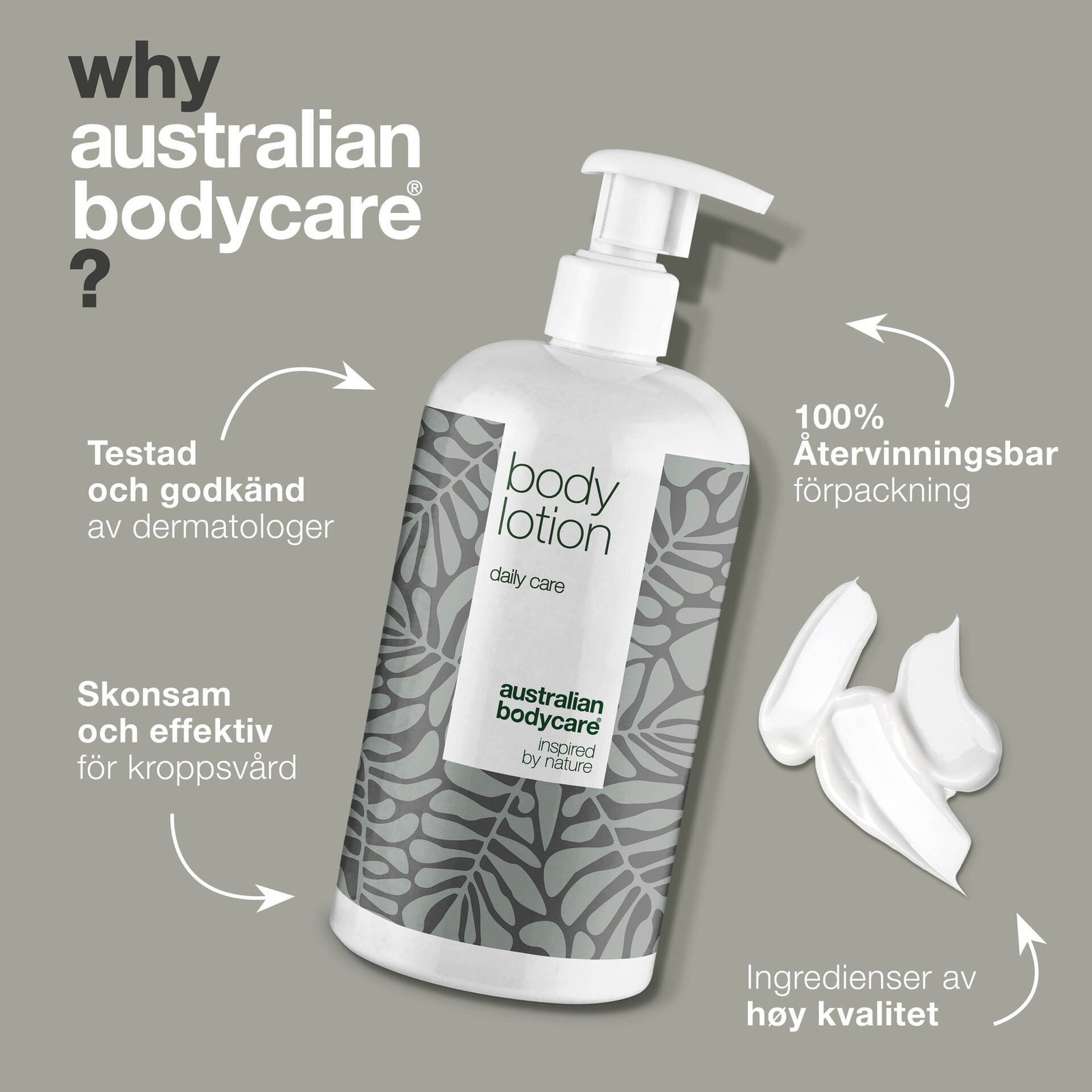 Australian Bodycare Body Lotion för torr eller oren hud 500 ml