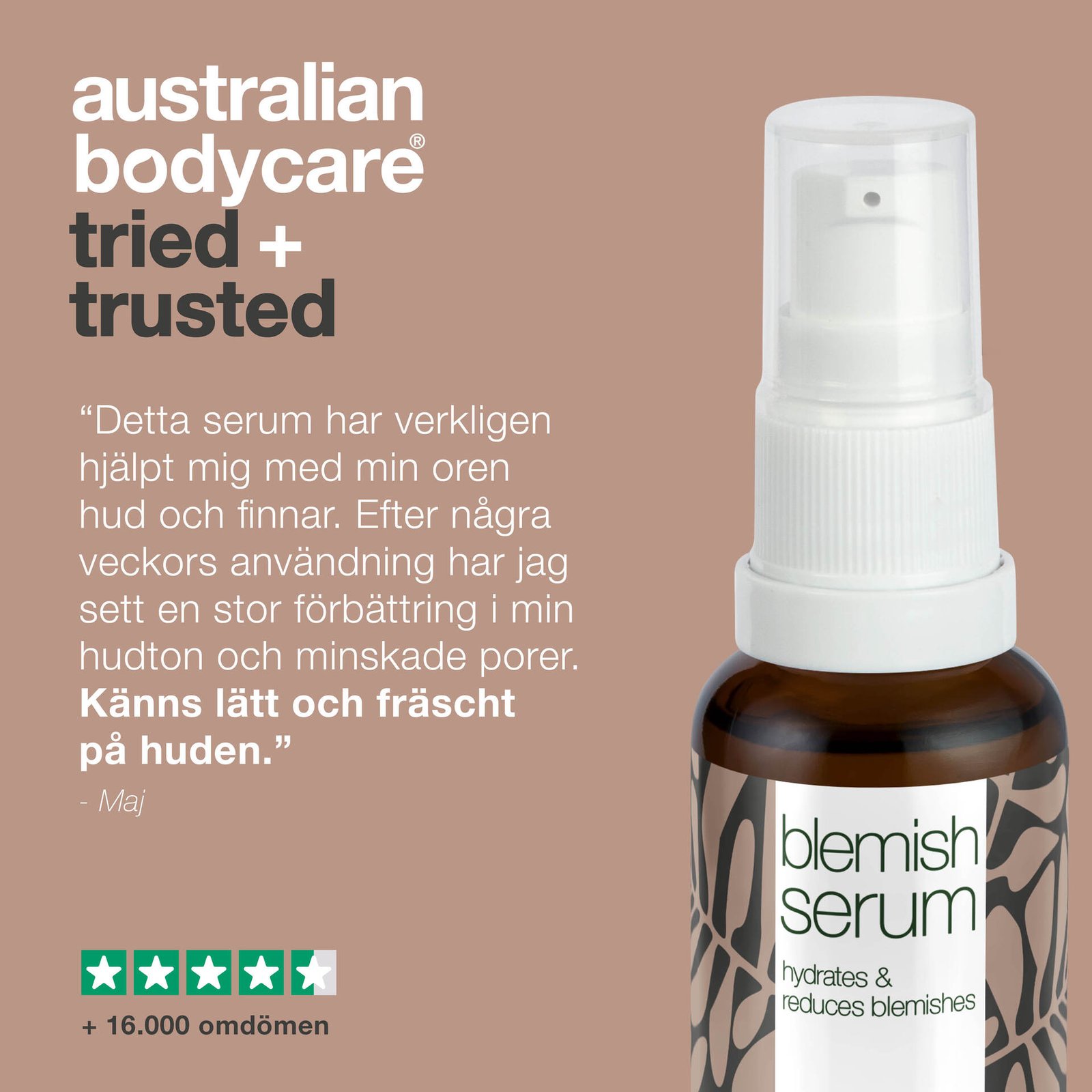 Australian Bodycare Niacinamide Serum 10% mot oren hud 30 ml