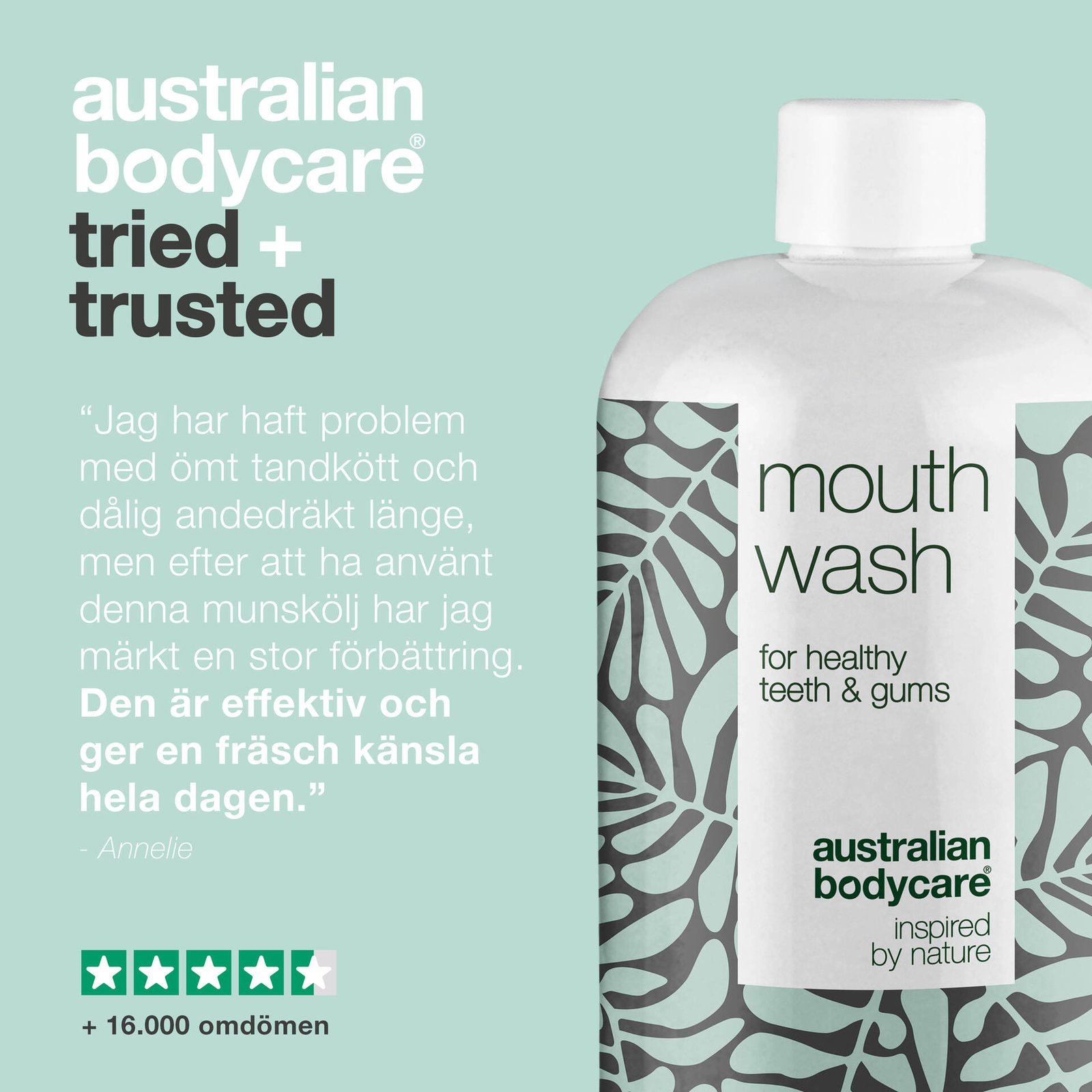 Australian Bodycare Munskölj vid dålig andedräkt  500 ml