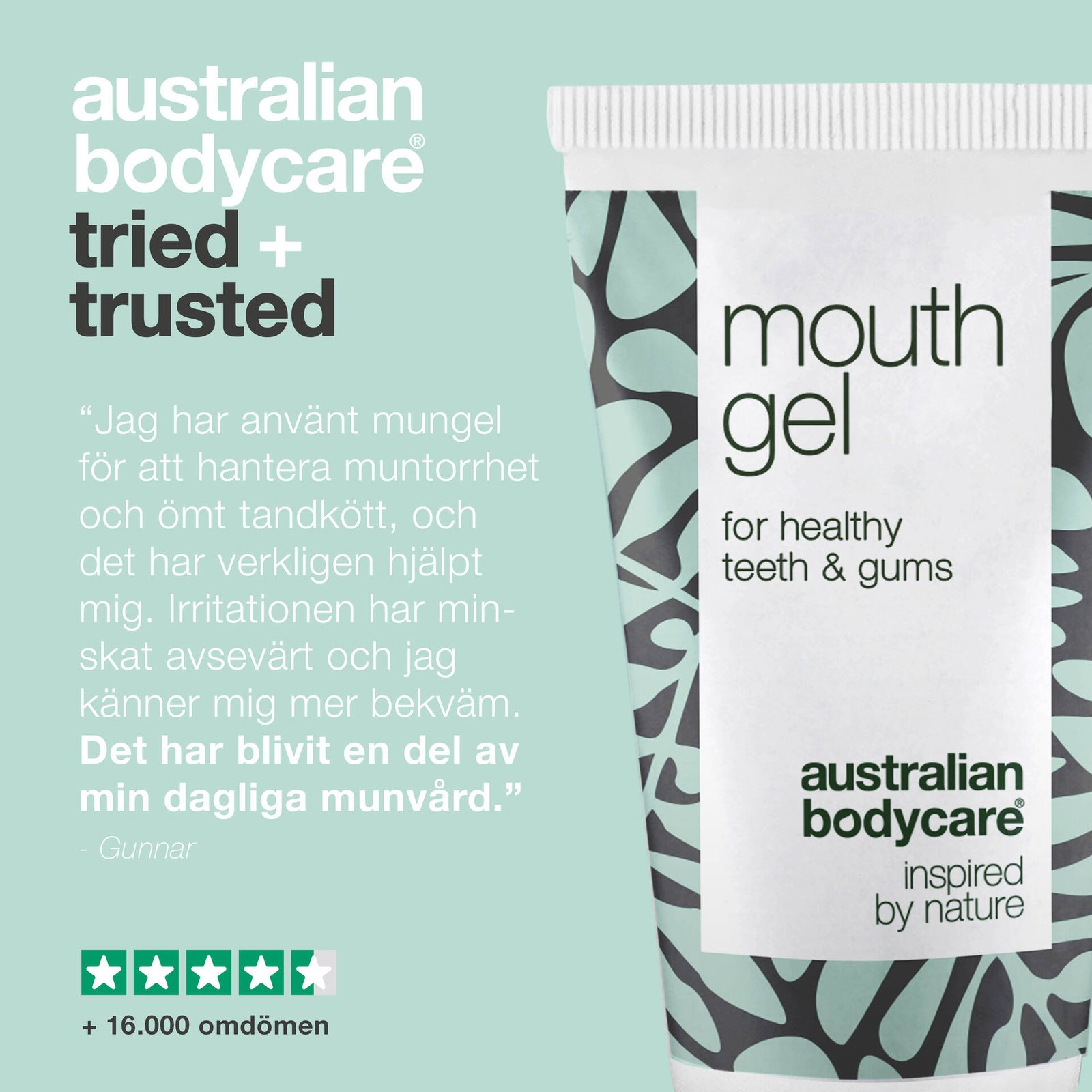 Australian Bodycare Mungel för muntorrhet och ömt tandkött 50 ml
