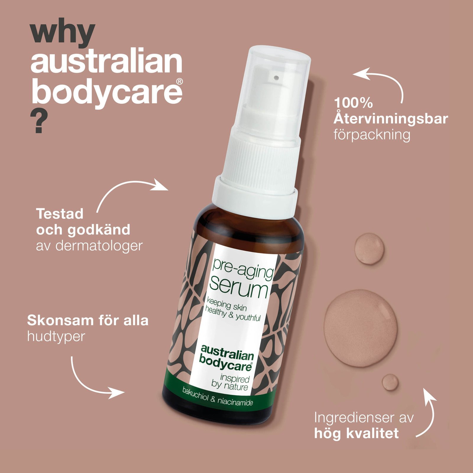 Australian Bodycare Pre-aging Serum förebygger rynkor 30 ml