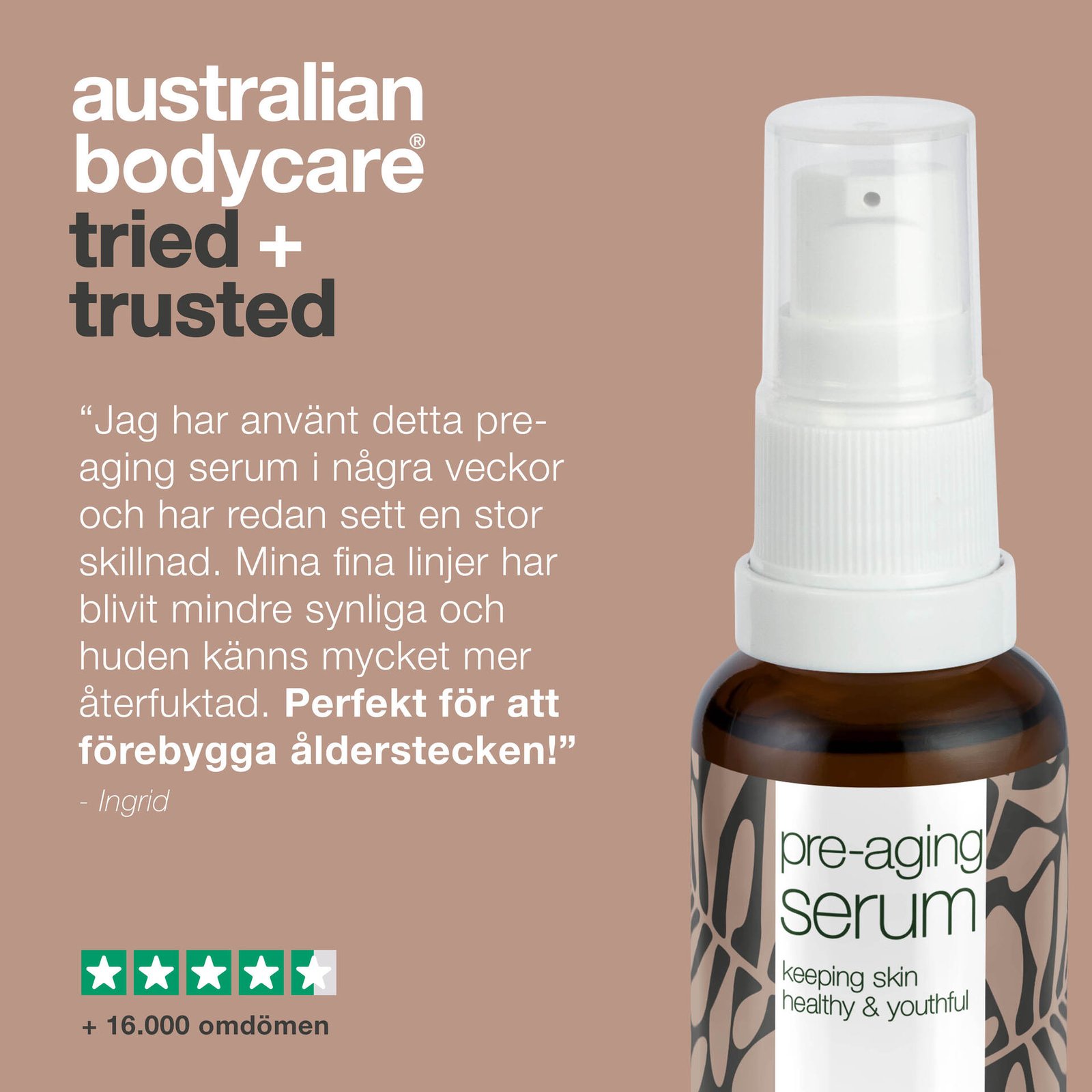 Australian Bodycare Pre-aging Serum förebygger rynkor 30 ml