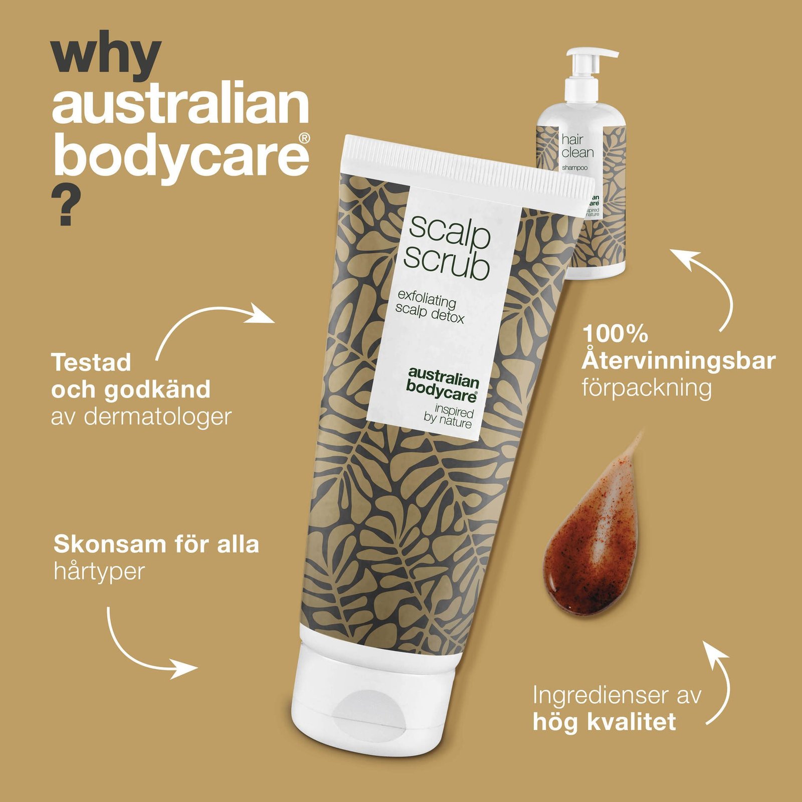 Australian Bodycare Scalp Detox Duo - 2-pack hårprodukter med tea tree oil