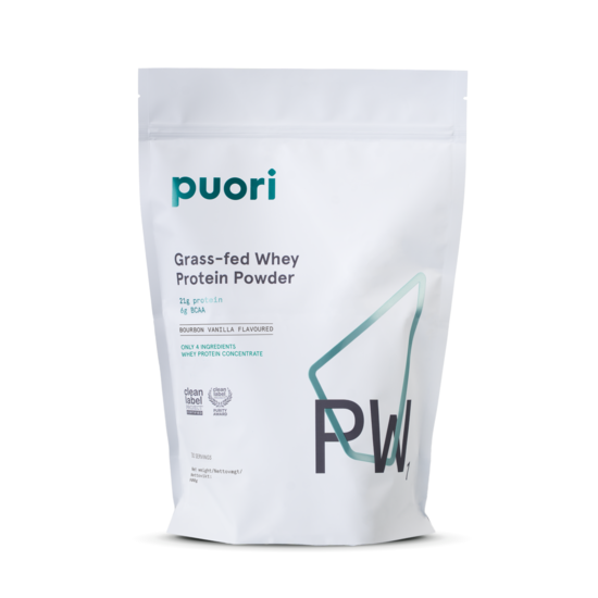 Puori PW1 Gräsbetat Whey Proteinpulver Med Bourbon Vanilj