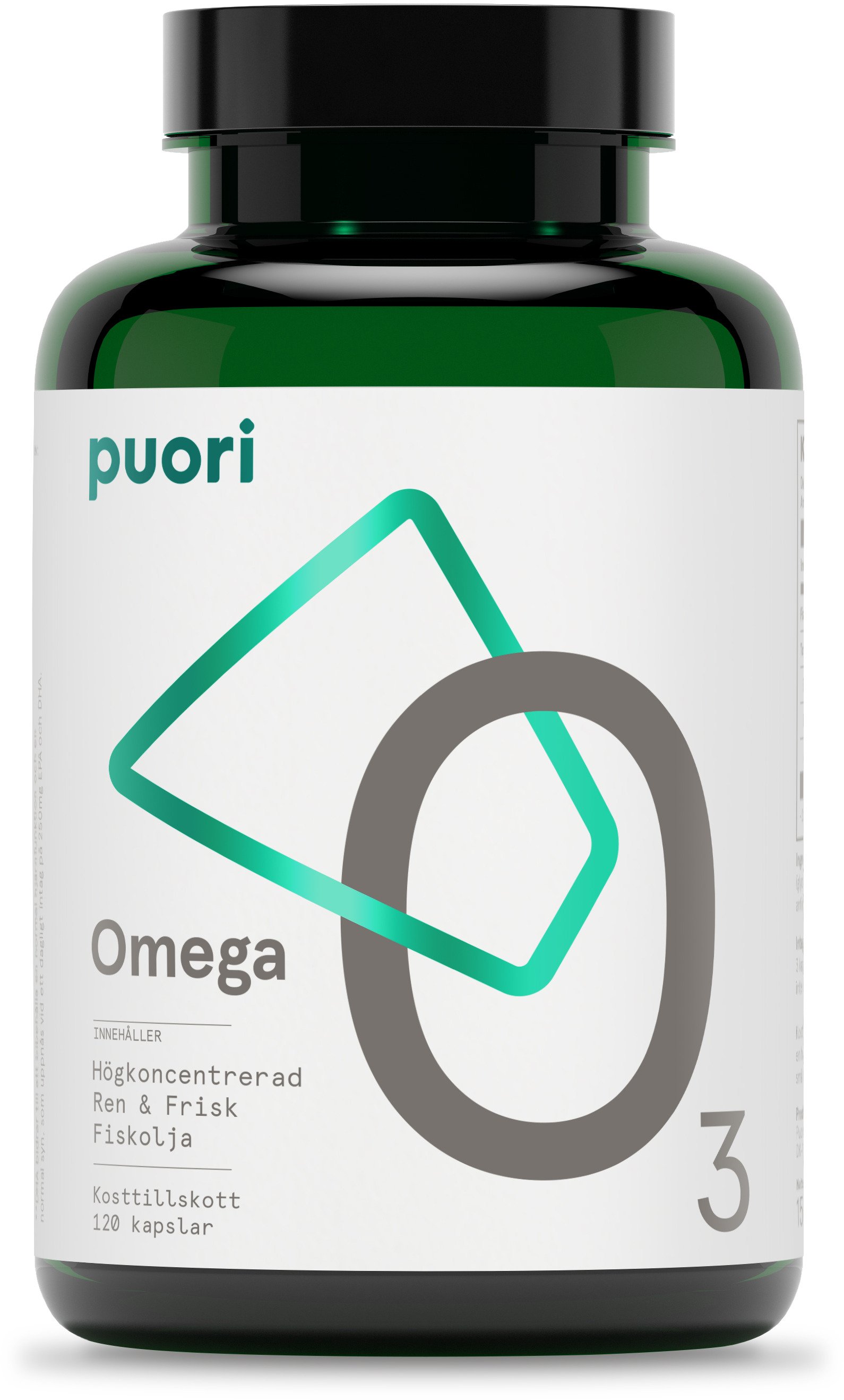 Puori O3 Omega-3 120 kapslar
