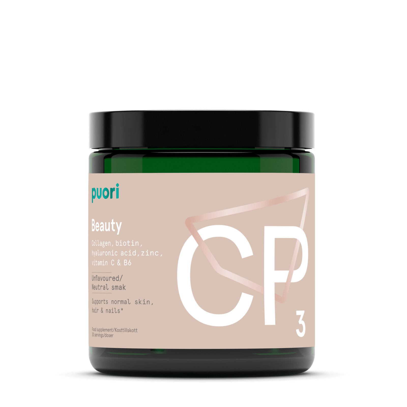 Puori CP3 Kollagen med vitaminer och mineraler 155,2g