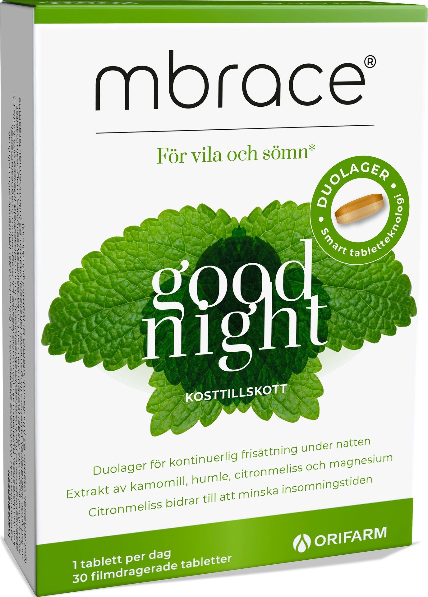 Mbrace Good Night 30 tabletter