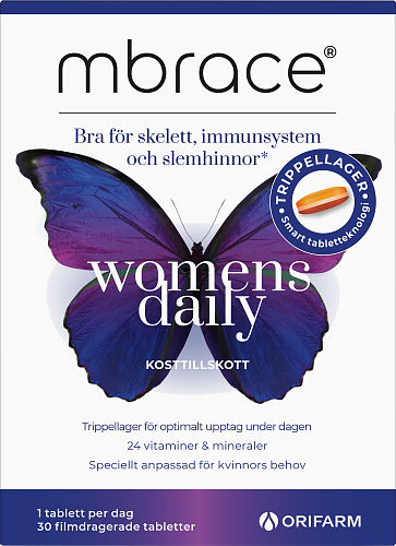 Mbrace Womens Daily 30 tabletter