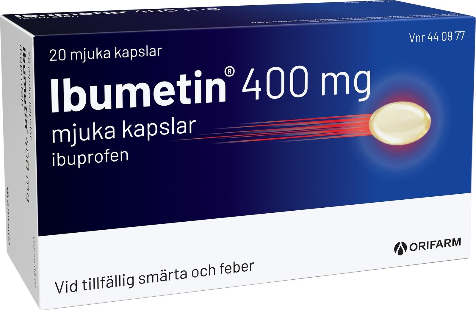 Ibumetin Mjuka Kapslar 400 mg 20 st