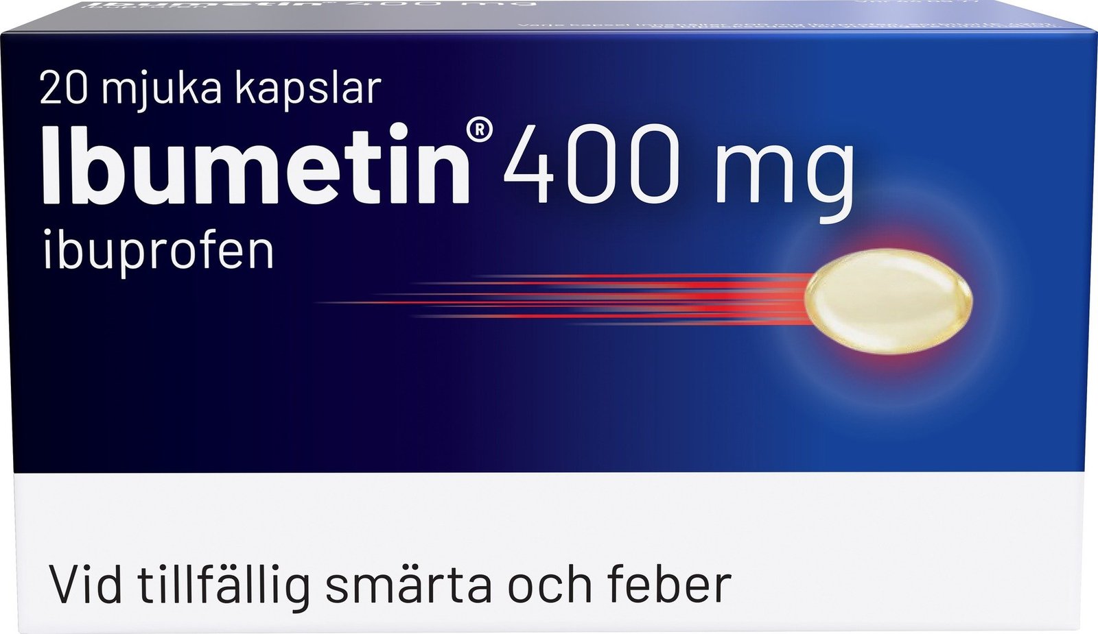 Ibumetin Mjuka Kapslar 400 mg 20 st