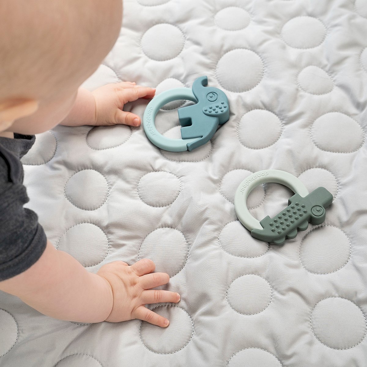 Done by Deer Bitleksak Deer Friends Grön/Blå 2 st