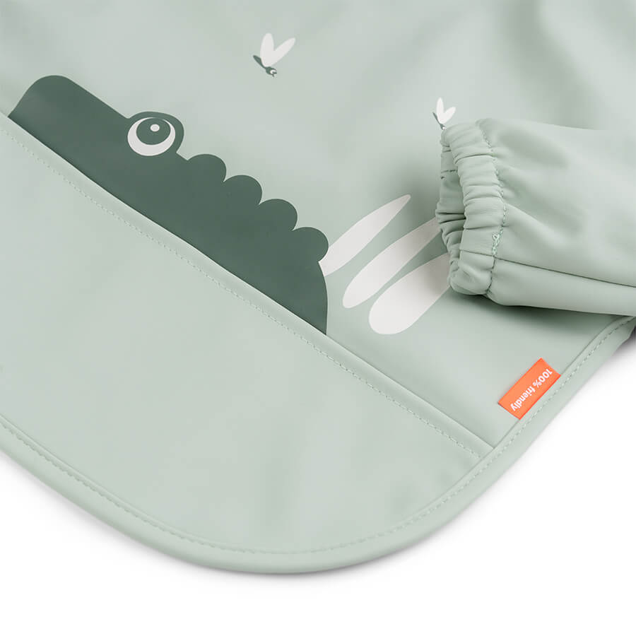 Done by Deer Långärmad Haklapp Croco Green 1 st